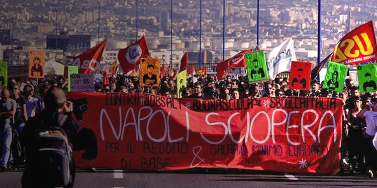 napoli-sciopera