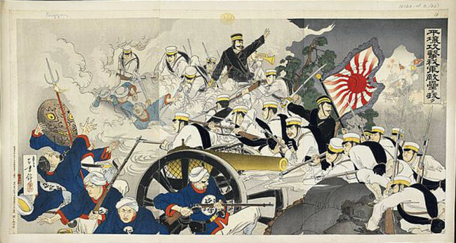 16126.d.323-The_Japanese_army_takes_the_enemy_fortress_at_Pyongyang