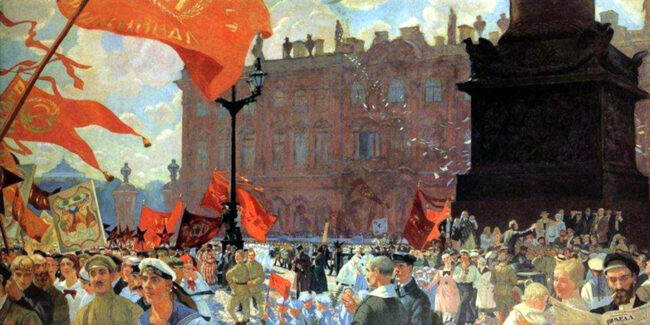 Kustodiev_-_Congress_of_Comintern