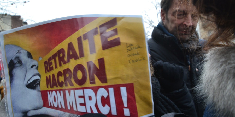 saying ‘non’ to Macron’s unpopular pension reform