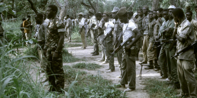 ASC_Leiden_-_Coutinho_Collection_-_D_19_-_Hermangono_Guinea-Bissau_-_Morning_roll_call_in_Hermangono_-_1974.tiff