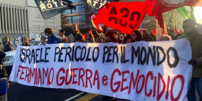 striscione-Israele-pericolo-per-il-mondo